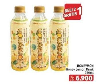 Promo Harga Honeymon Honey Lemon Drink 330 ml - Lotte Grosir