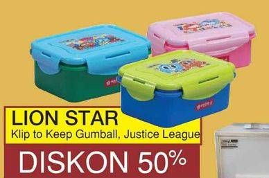 Promo Harga LION STAR Klip To Keep Gumbal, Justice League  - Yogya