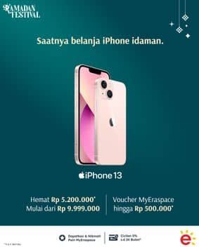 Promo Harga Apple iPhone 13  - Erafone