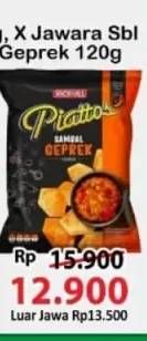 Promo Harga Piattos Snack Kentang Sambal Geprek 120 gr - Alfamart