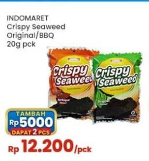 Promo Harga Indomaret Crispy Seaweed Barbeque, Original 20 gr - Indomaret