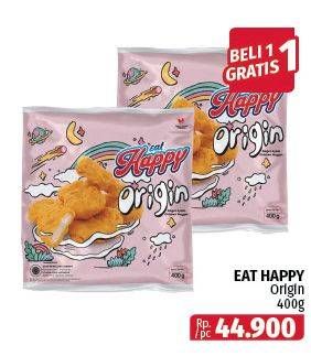 Promo Harga Eat Happy Chicken Nugget Origin 400 gr - Lotte Grosir