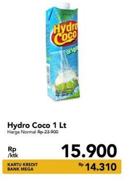 Promo Harga HYDRO COCO Minuman Kelapa Original 1000 ml - Carrefour