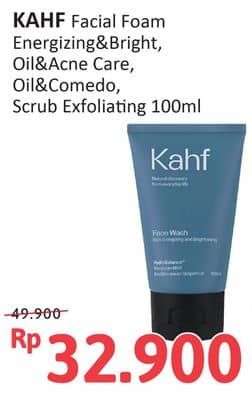 Promo Harga Kahf Face Wash Skin Energizing And Brightening, Oil And Acne Care, Triple Action Oil And Comedo Defense, Gentle Exfoliating 100 ml - Alfamidi