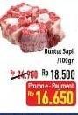 Promo Harga Oxtail Sapi per 100 gr - Hypermart