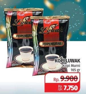 Promo Harga Luwak Kopi Murni Premium 165 gr - Lotte Grosir