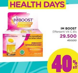 Promo Harga IMBOOST Effervescent with Vitamin C 8 pcs - Watsons