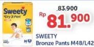 Promo Harga Sweety Bronze Pants Dry X-Pert M48, L42 42 pcs - Alfamidi