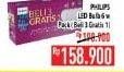 Promo Harga PHILIPS Lampu LED Bulb per 4 pcs - Hypermart
