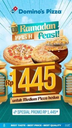Promo Harga Ramadan 1445H Feast  - Domino Pizza