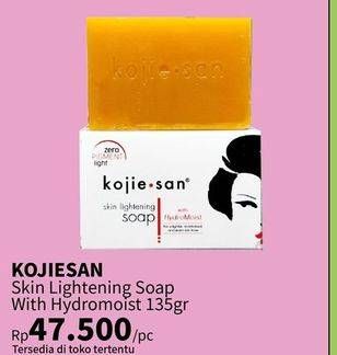 Promo Harga Kojie San Skin Lightening Soap Wth HydroMoist 135 gr - Guardian