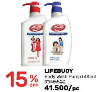 Promo Harga LIFEBUOY Body Wash 500 ml - Guardian