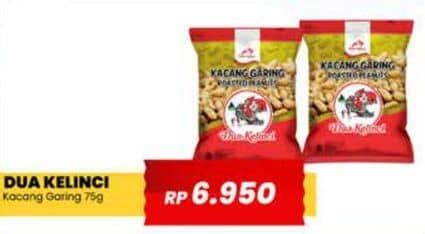 Promo Harga Dua Kelinci Kacang Garing Original 75 gr - Yogya