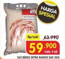 Promo Harga 365 Beras 5 kg - Superindo