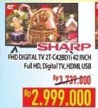 Promo Harga SHARP 2T-C42BD1i | LED TV 42"  - Hypermart