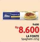 Promo Harga La Fonte Spaghetti 225 gr - Alfamidi