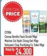 Promo Harga CITRA Face Cleanser Cocoa, Marine Collagen, Volcanic Clay 90 gr - Hypermart