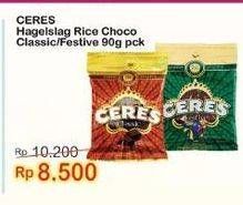 Promo Harga CERES Hagelslag Rice Choco Festive, Classic 90 gr - Indomaret
