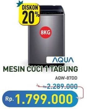 Promo Harga Aqua AQW-87DD  - Hypermart