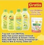 Promo Harga Zwitsal Natural Baby Bath 2 In1/Hair Lotion  - Indomaret
