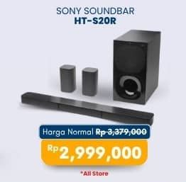 Promo Harga Sony HT-S20R Soundbar  - Carrefour