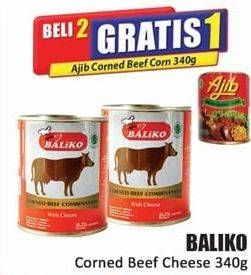 Promo Harga BALIKO Corned Beef Cheese 340 gr - Hari Hari