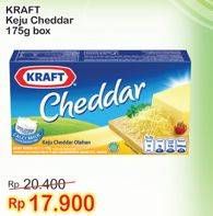 Promo Harga KRAFT Cheese Cheddar 175 gr - Indomaret