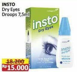Promo Harga Insto Obat Tetes Mata Dry Eyes 7 ml - Alfamart