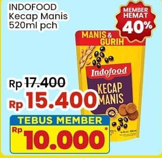 Promo Harga Indofood Kecap Manis 520 ml - Indomaret