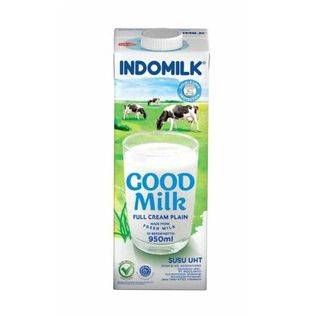 Promo Harga Indomilk Susu UHT Full Cream Plain 950 ml - Alfamart