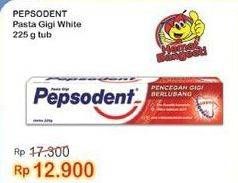 Promo Harga Pepsodent Pasta Gigi Pencegah Gigi Berlubang White 225 gr - Indomaret