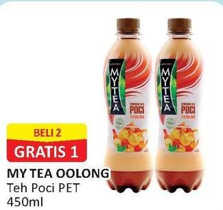 Promo Harga MY TEA Minuman Teh Oolong 450 ml - Alfamart