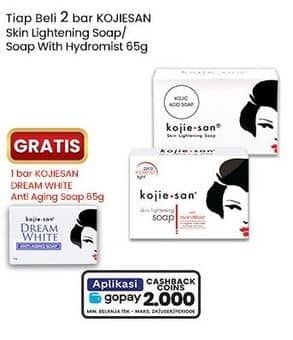 Promo Harga Kojie San Skin Lightening Soap Kojic Acid Soap, Wth HydroMoist 65 gr - Indomaret