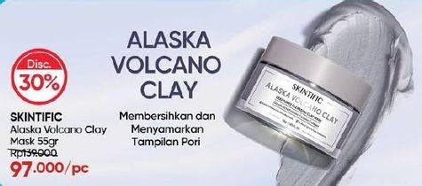 Promo Harga Skintific Alaska Volcano Clay Mask Deep Pores Cleansing Mud Mask 55 gr - Guardian