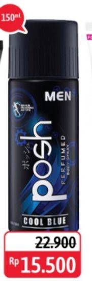 Promo Harga POSH Men Perfumed Body Spray  - Alfamidi