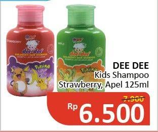 Promo Harga DEE DEE Kids Shampoo Strawberry, Apple 125 ml - Alfamidi