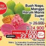 Promo Harga Buah Naga/ Mangga Harum Manis  - LotteMart