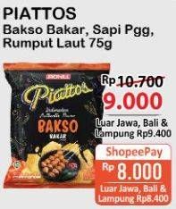 Promo Harga PIATTOS Snack Kentang Bakso Bakar, Sapi Panggang, Seaweed 75 gr - Alfamart