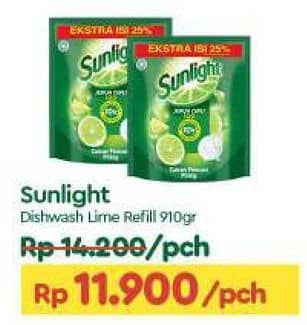 Promo Harga Sunlight Pencuci Piring Jeruk Nipis 100 910 ml - TIP TOP