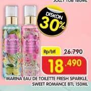 Promo Harga Marina Eau De Toillete Fresh Sparkle, Sweet Romance 150 ml - Superindo