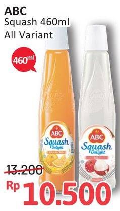 Promo Harga ABC Syrup Squash Delight All Variants 460 ml - Alfamidi