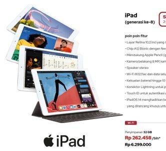 Promo Harga APPLE iPad Generasi Ke-8  - iBox