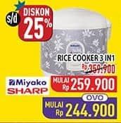Promo Harga Miyako/Sharp Rice Cooker  - Hypermart