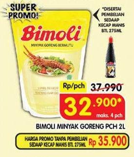 Promo Harga Bimoli Minyak Goreng 2000 ml - Superindo
