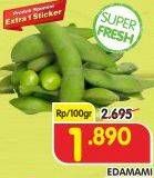 Promo Harga Edamame per 100 gr - Superindo