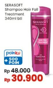 Promo Harga Serasoft Shampoo Hairfall Treatment 340 ml - Indomaret