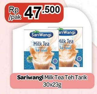 Promo Harga Sariwangi Milk Tea per 30 sachet 23 gr - Carrefour