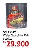 Promo Harga SELAMAT Wafer Chocolate 340 gr - Alfamidi