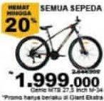 Promo Harga GENIO MTB 27,5" Tulsa  - Giant