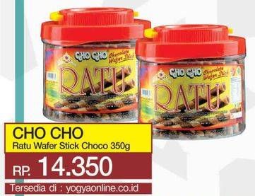 Promo Harga CHO CHO Wafer Stick Ratu Choco 350 gr - Yogya